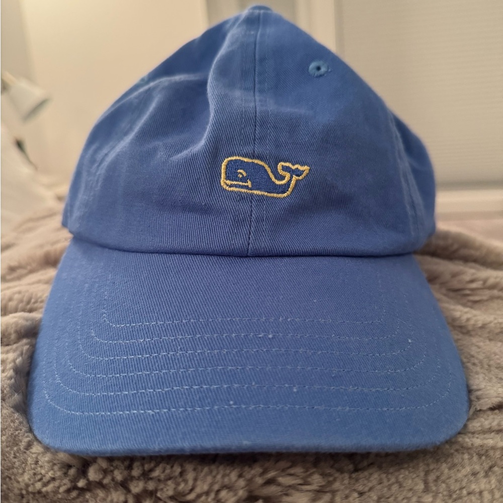 Vineyard Vines Blue Hat with Whale Logo